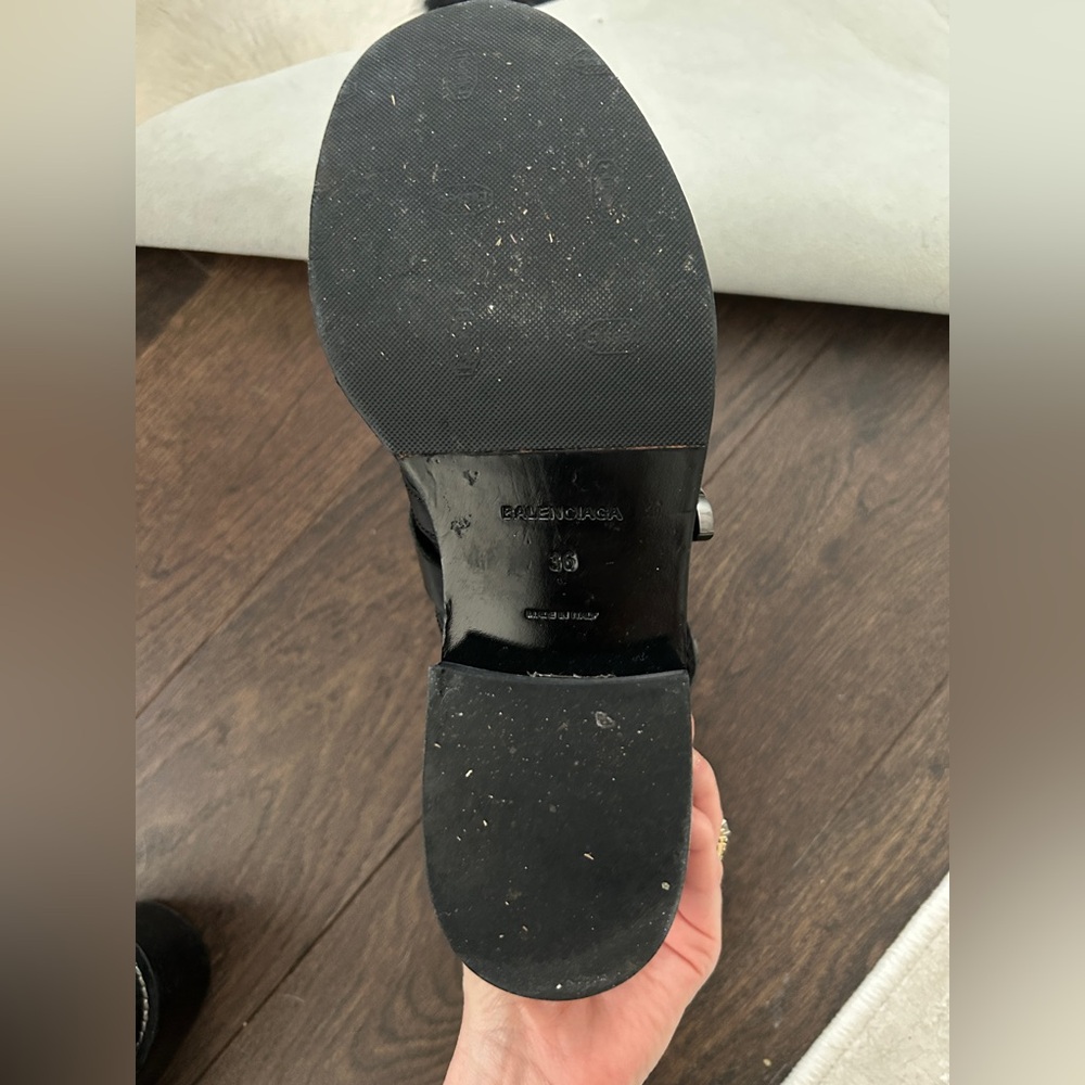 Balenciaga black combat moto boots - Picture 11 of 13
